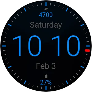 Simple Digital Watch Face Screenshot 0