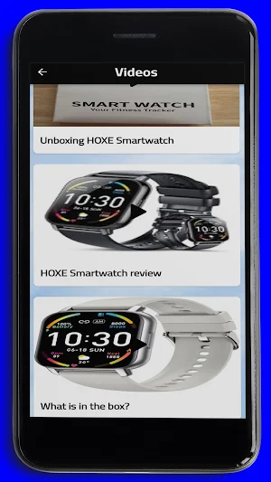 HOXE Smart Watch Guide Screenshot 0