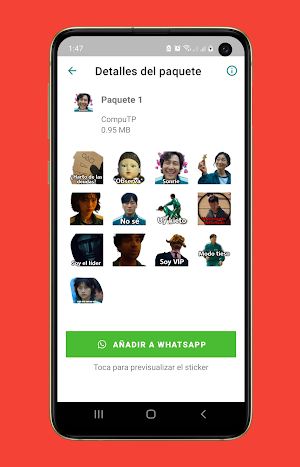 Stickers del Juego del Calamar Screenshot 0
