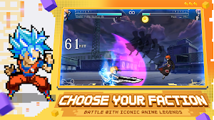 Pixel Anime Brawl Screenshot 1