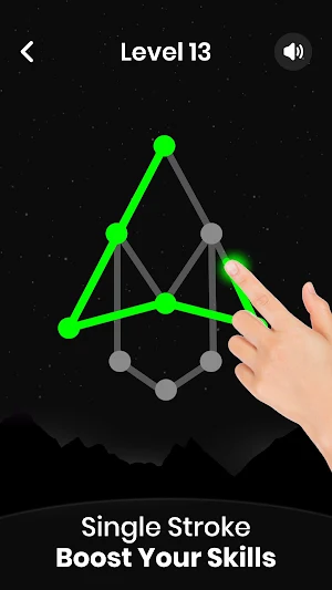 One Line Drawing Puzzle Game Screenshot 3