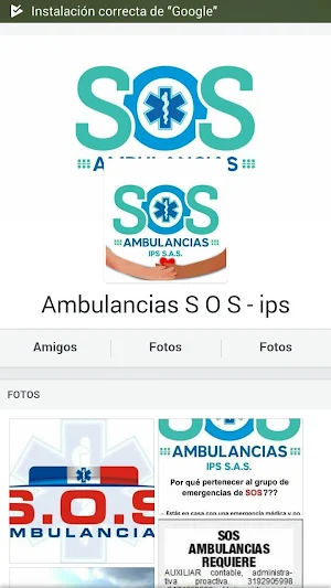 SOS AMBULANCIAS Screenshot 2