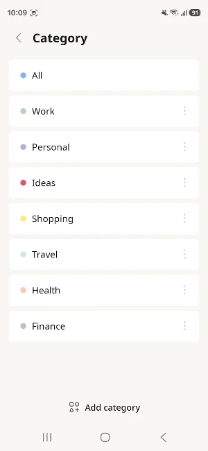CalmNote: Simple Relaxed Notes Screenshot 3