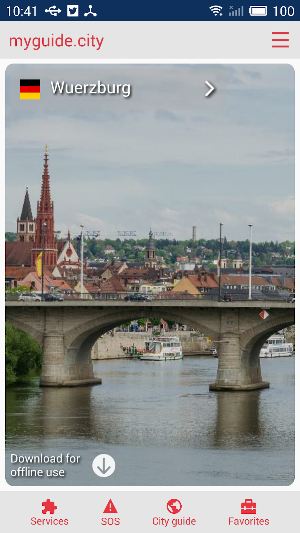 Wuerzburg city guide Screenshot 0