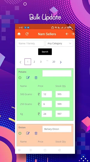 Nam Sellers App Screenshot 2