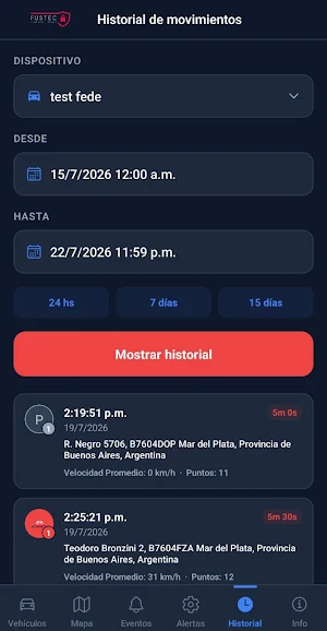 Fustec GPS Screenshot 0