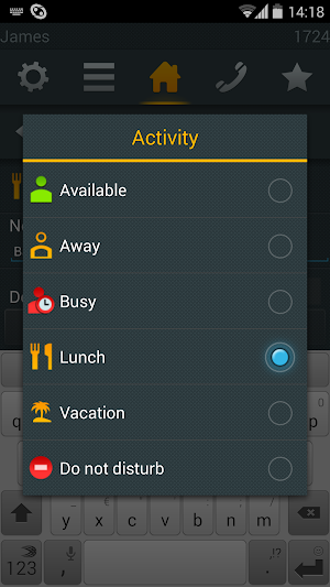 myPBX for Android Screenshot 1