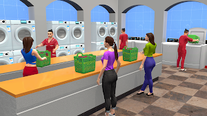 My Laundry Store Simulator 3D Screenshot 1
