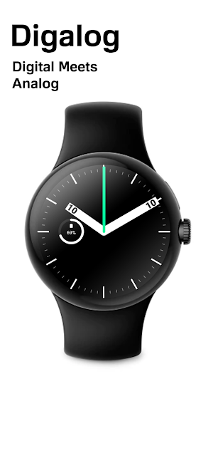 Digalog - Wear OS watch face Screenshot 0