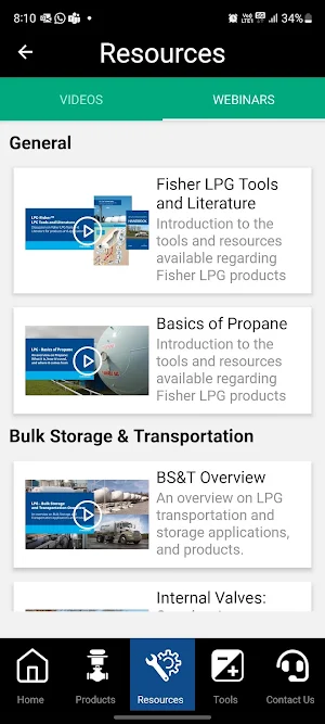 Fisher LPG Screenshot 2