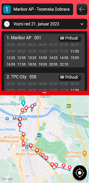 M mobilnost Screenshot 3