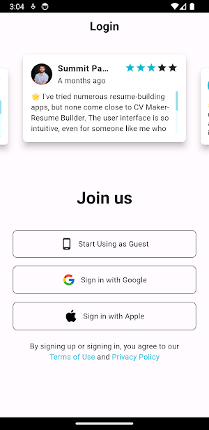 CV Maker - Resume Builder Screenshot 1