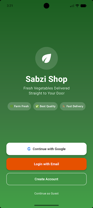 OnlineSabziShop Screenshot 0