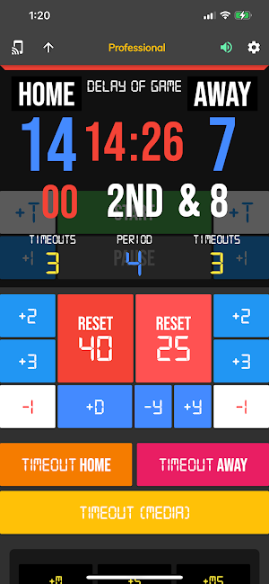 BT Football Controller Screenshot 2