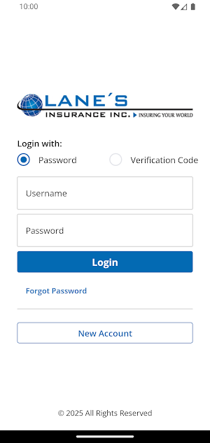 Lane's Insurance Mobile Screenshot 0