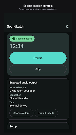 SoundLatch: Keep Speaker Awake Screenshot 2
