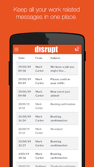 Disrupt Staffing Screenshot 2