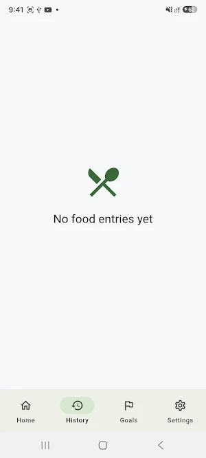 Calorie Log Screenshot 3