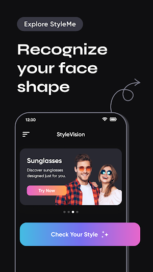 StyleMe:AI Face shape detector Screenshot 1