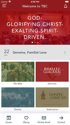 Trinity Bible Church Screenshot 0