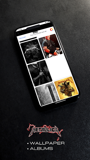 Metallica album and wallpaper Screenshot 2