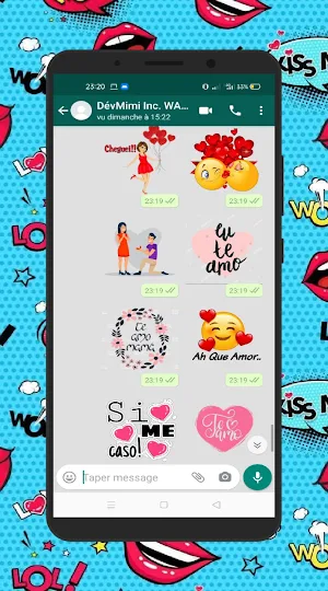 Eu Te Amo Para WAStickerApps 2021 Screenshot 0
