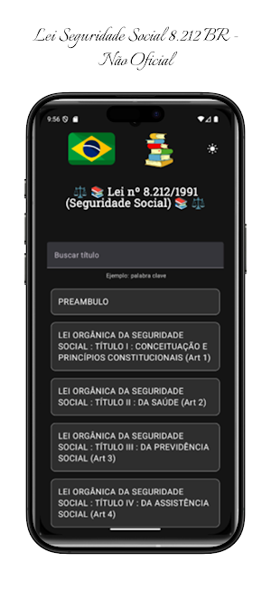 Lei Seguridade Social 8.212 BR Screenshot 2