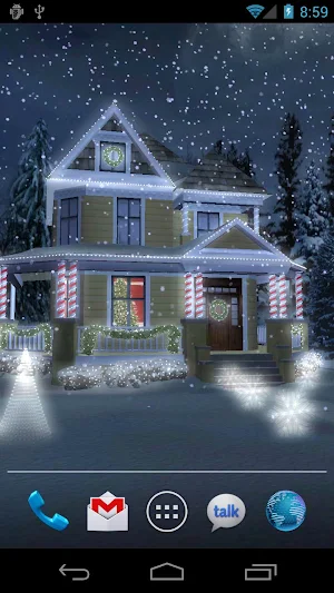 Holiday Lights Live Wallpaper Screenshot 0