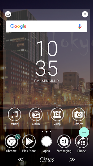 24 cities | Xperia™ Theme - every hour one city Screenshot 3