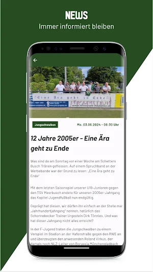 SpVg Schonnebeck 1910 e.V. Screenshot 1
