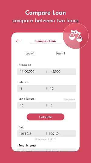 EMI Calculator - Loan Planner Screenshot 3