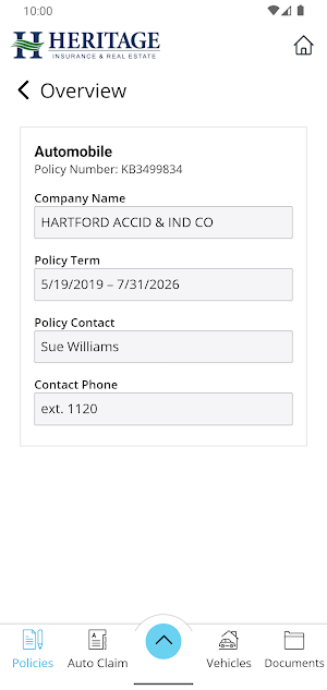 Heritage Insurance Mobile Screenshot 3