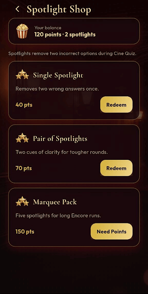 Cine Trivia Screenshot 1