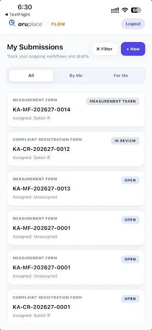 Oruplace Flow Screenshot 0