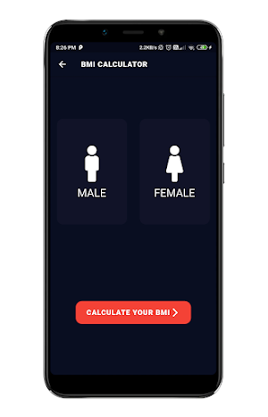 BMI Calculator Screenshot 1