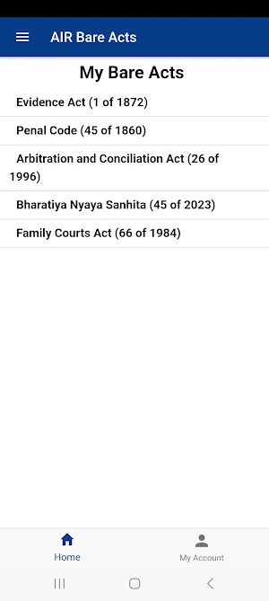 AIR Bare Acts Screenshot 1