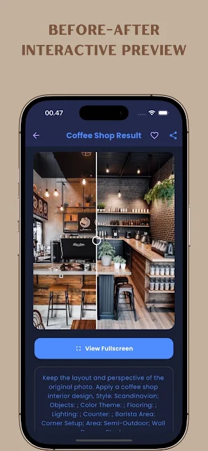 AI Coffee Shop : Decoration AI Screenshot 2