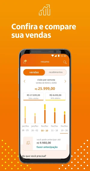 Rede: Gestão de Vendas da Maquininha de Cartão Screenshot 0