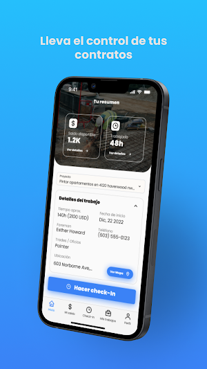 Cheros App for Subcontractors Screenshot 1
