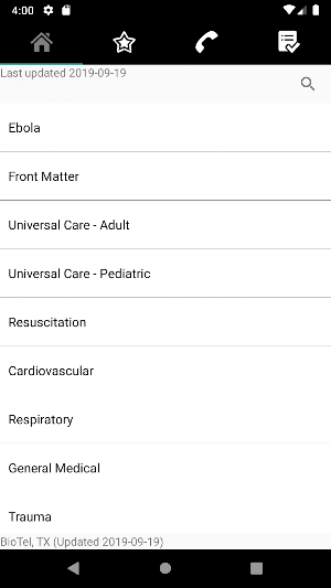 UTSW BioTel Guidelines Screenshot 2
