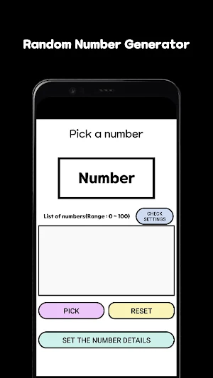 Random Number Generator Screenshot 3
