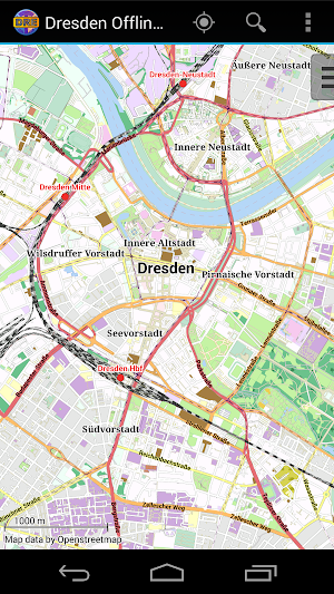 Dresden Offline City Map Screenshot 0