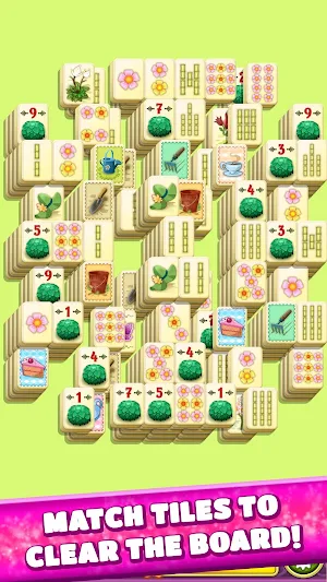 Mahjong Spring Flower Garden Screenshot 0