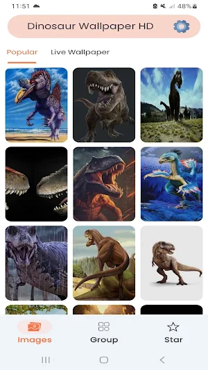 Dinosaur Wallpaper HD Screenshot 0