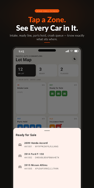 Auto Lot Finder: Yard Map Screenshot 3
