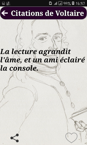 Citations de Voltaire Screenshot 2