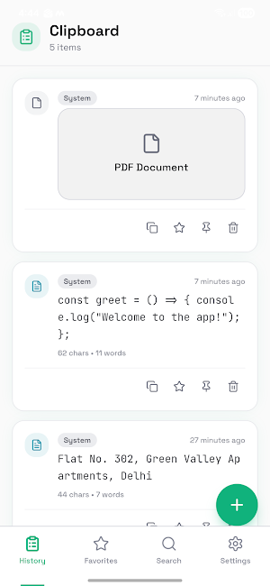 Clipboard Companion Screenshot 1