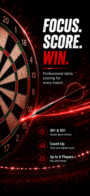 BullsEye Pro Darts Scoring Screenshot 0