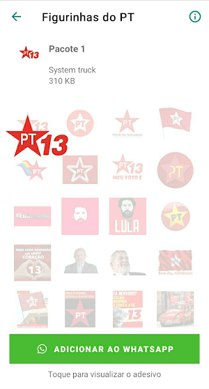Figurinhas do PT Screenshot 3