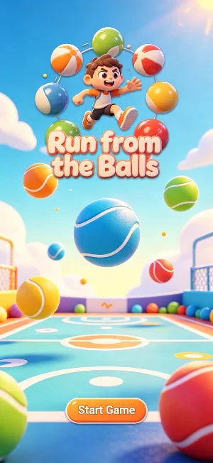 Run from the balls Screenshot 2